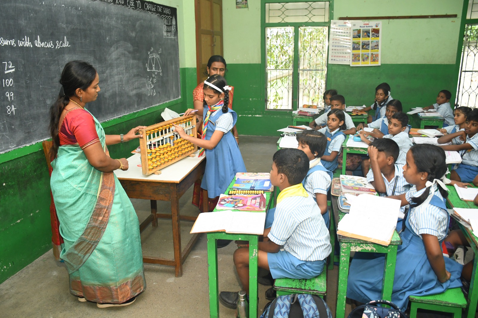 Abacus and skill class
